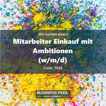 Mitarbeiter Einkauf mit Ambitionen (w/m/d)